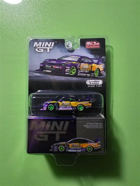 1 64 Mini GT LB Super Silhouette Nissan S15 Silvia Hobbies Toys