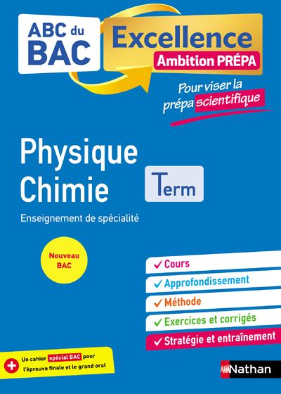 Physique Chimie Terminale Pour Viser La Pr Pa Scientifique Abc Du