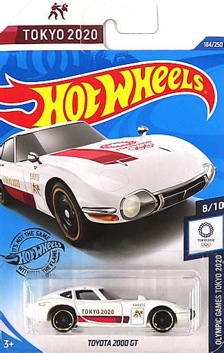 1 64 TOYOTA 2000 Gt White X Red Hot Wheels PLYMPIC GAMES TOKYO 2020