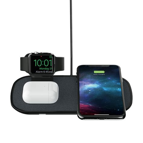 Mophie 3 In 1 Wireless Charging Pad Qi Certified For Fast Charging Compatible With Iphone 11