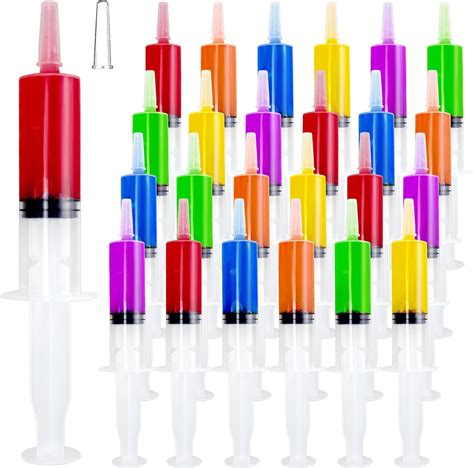 Amazon 30 Pack Party Jello Shot Syringes Plastic Syringe Shots 2