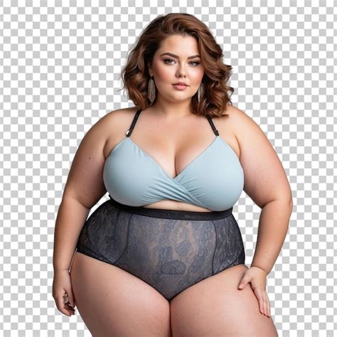 Una mujer en un bikini de pie frente a una cuadrícula PSD Premium