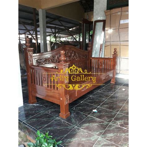 Jual Bangku Bale Bale Rahwana Uk 80x200 Kayu Jati Shopee Indonesia