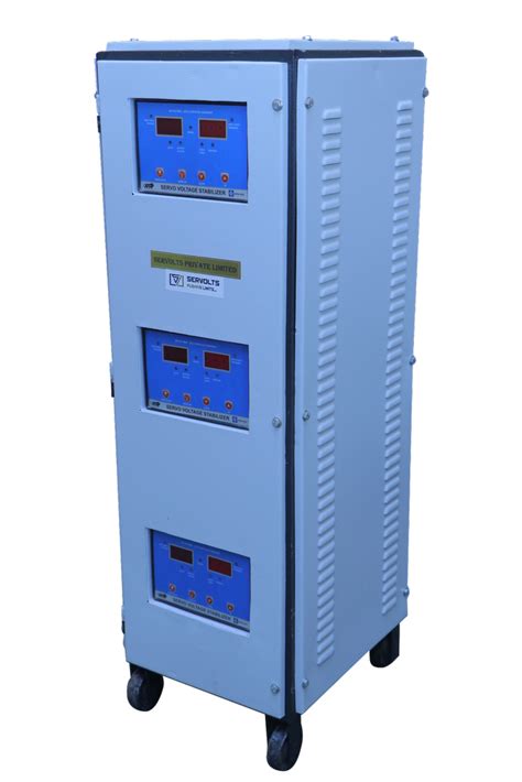 Three Phase Servo Voltage Stabilizer For Cnc Machine Capacity 20 Kva