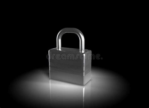 Metal Lock Stock Illustration Illustration Of Iisolated 15078237