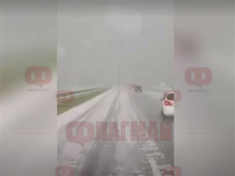 Градушка в Нова Загора, магистрала Тракия побеля