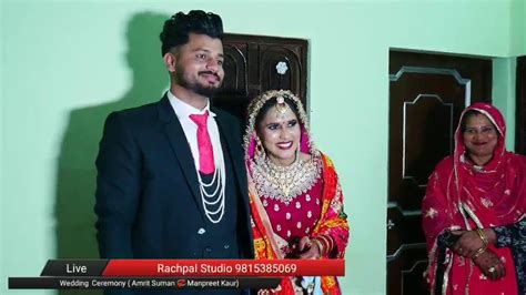 Live Wedding Ceremony Amrit Suman Manpreet Kaur Rachpal Studio