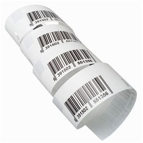 Paper White Printed Barcode Label Thickness Millimetre 3 To 10 At