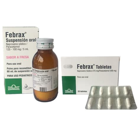 FEBRAX 125 mg x 100 mg GRUNENTHAL Suspensión