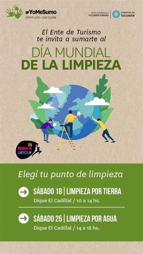 Día Mundial de la Limpieza Ente Autárquico Tucumán Turismo