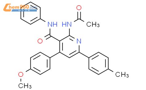 154778 18 4 3 Pyridinecarboxamide 2 Acetylamino 4 4 Methoxyphenyl 6