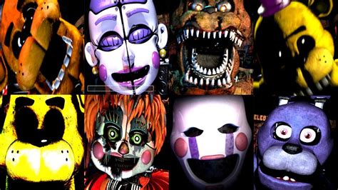 Fnaf Ultra Custom Night All Jumpscares Youtube