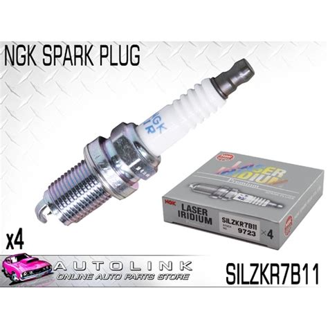 NGK SPARK PLUG - LASER IRIDIUM SET OF 4 ( SILZKR7B11 )
