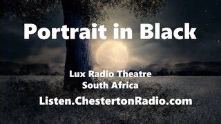 Portrait In Black Lux Radio Theatre South Africa