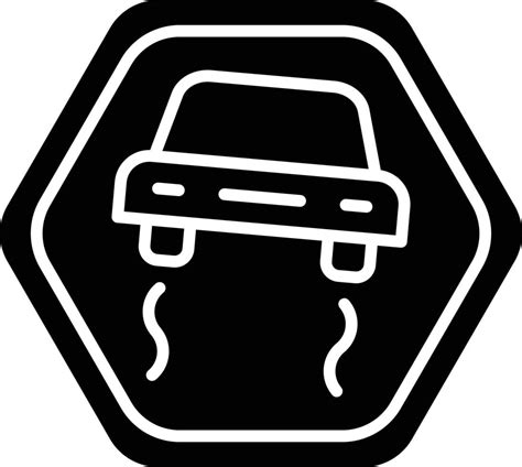 Vector Design Slippery Road Icon Style Vector Art At Vecteezy