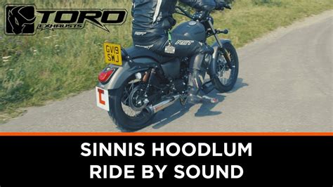 Sinnis Hoodlum Toro Exhaust Sound Ride By Youtube