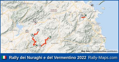 Maps Rally Dei Nuraghi E Del Vermentino Cirt Rally Maps