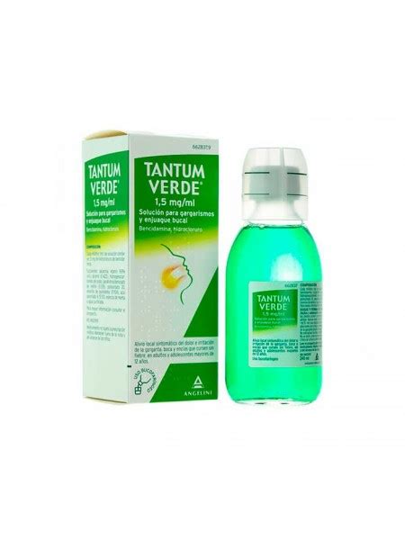 Tantum Verde Mg Ml Solucion Para Gargarismos Y Enjuague Bucal