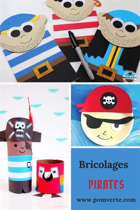 Arrrr Bricolez un pirate avec Activité manuelle theme pirate