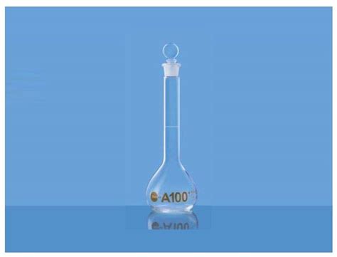 Borosil Volumetric Flask With Interchangeable Glass Stopper