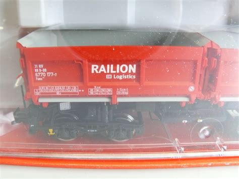 Selten H Fleischmann Set K Db Cargo Muldenkippwagen Top