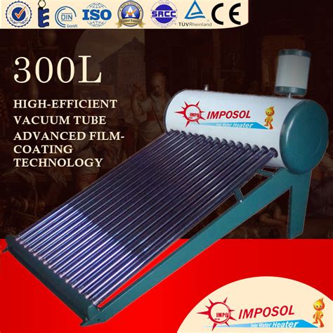 China L Non Pressurized Vacuum Tube Solar Energy Hot Water Heater