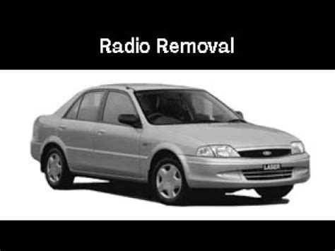 Ford Laser Kn Kq Radio Removal Youtube