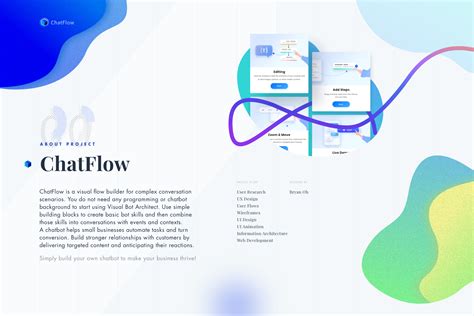 ChatFlow A Visual Flow Builder For Complex Chatbot Behance