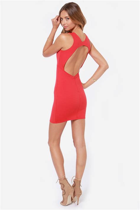 Sexy Red Dress Bodycon Dress Backless Dress 43 00