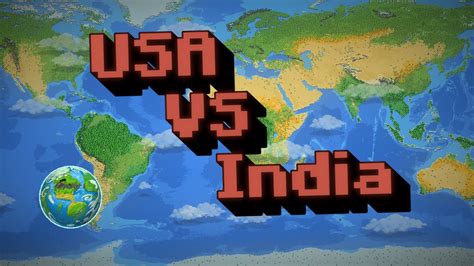 Usa Vs India Worldbox Timelapse Youtube