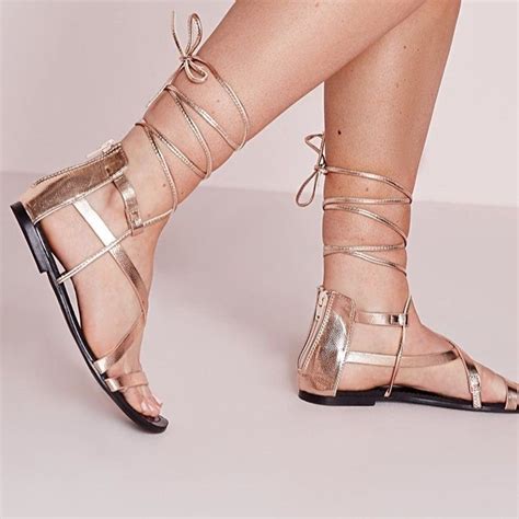 Rose Gold Sandals Pretty Sandals Beautiful Sandals Lace Up Sandals