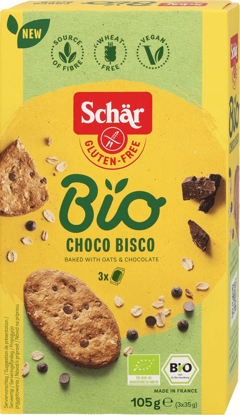 Schär Bezglutenowe ciastka BIO Chocko Bisco 105 g kupuj online zawsze