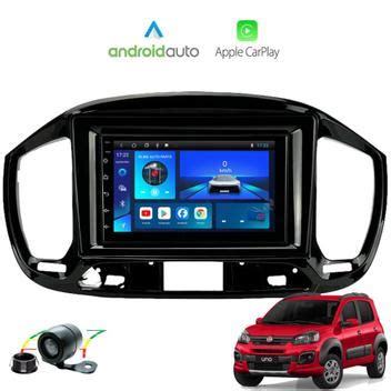 Kit Central Multimidia Android Fiat Uno A Black Piano