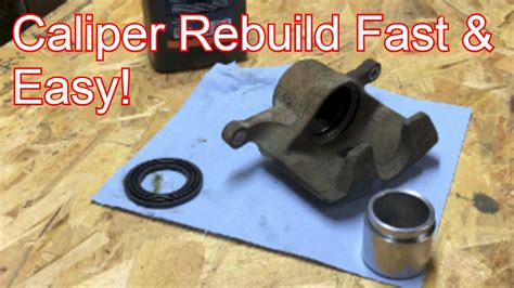 How To Rebuild A Brake Caliper Fast Easy Youtube