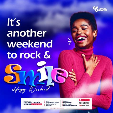 It S Another Weekend Happy New Week Happy Weekend Flyer Banner