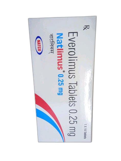 Natlimus Everolimus Tablet Natco Pharma Limited At Rs 340 Strip In Jaipur