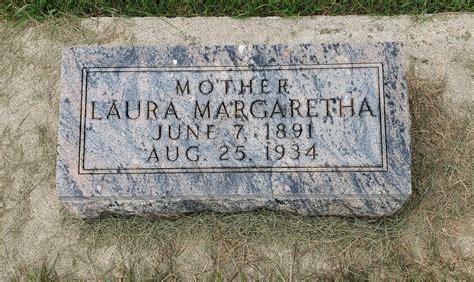 Laura Margaretha Folkers Rabenberg Find A Grave Memorial