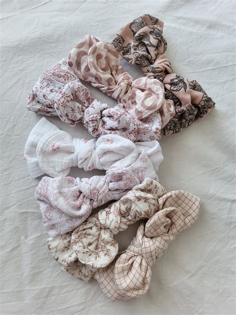 Bandeaux double gaze les roses nude Ma douce bohème