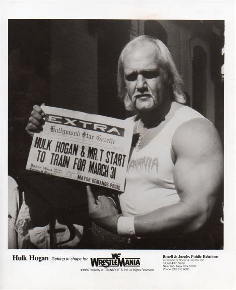 Hulk Hogan WWF Promo Photo – RetroWrestling.com