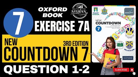 Class 7 Math Exercise 7a Questions 1 2 Oxford New Countdown Third Edition Math With Afshan