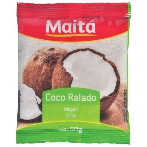 Coco Ralado Maitá Úmido E Adoçado 50g