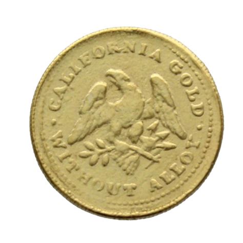 Us Territorial Gold California Half Eagle 1849