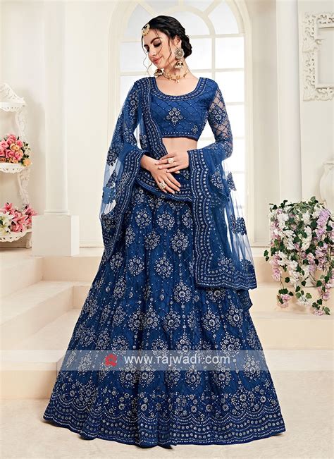 Royal Blue Color Lehenga Choli