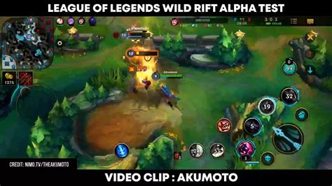 League Of Legends Wild Rift Alpha Test Jinx Gameplay Youtube