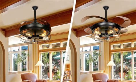 Retractable Blade Ceiling Fan Review Shelly Lighting