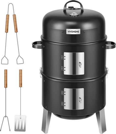 Amazon Realcook Charcoal Smoker Grill With Pellet Smoker Tube