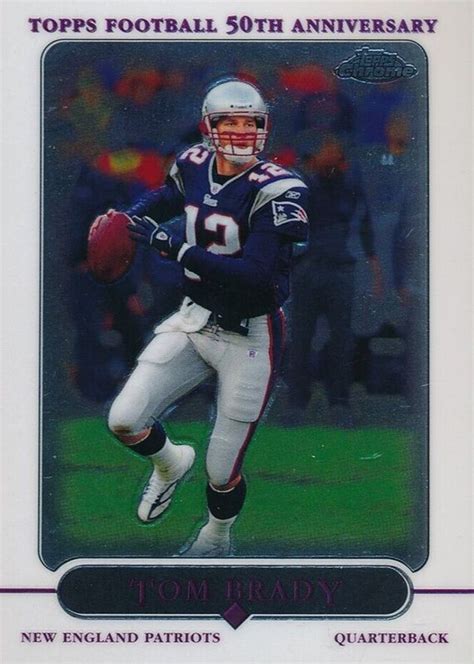 Tom Brady 2005 Topps Chrome 46 Base Sgc 9 Price Guide Sports Card