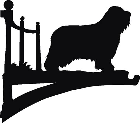 Bearded Collie Hanging Brackets The Profiles Range