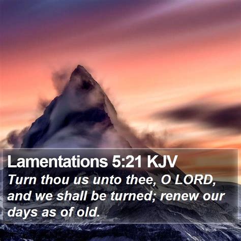 Lamentations 521 Kjv Bible Verse Images