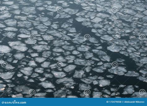 Ice drift on the river stock photo. Image of lake, crack - 172479058